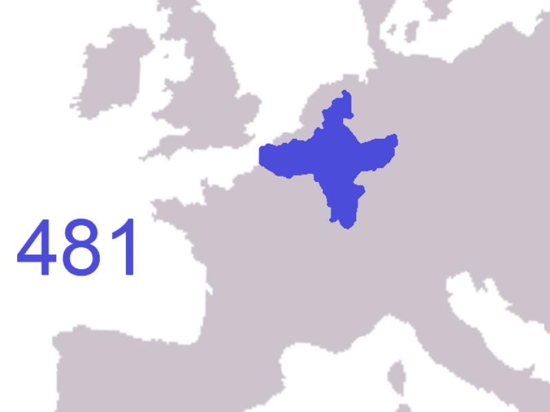 Apariția, dezvoltarea și divizarea Fundației Imperiului Franc al statului franc